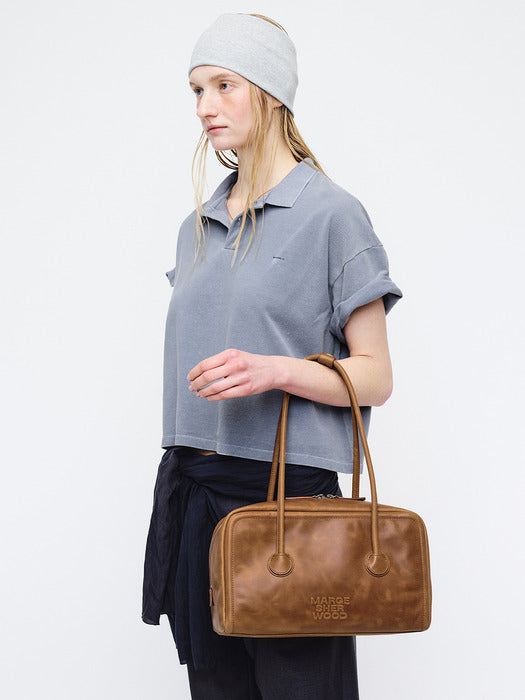 Margesherwood Soft Boston saddle brown pull-up
