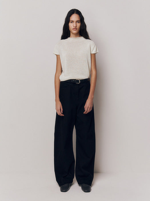 Kindersalmon Gaius Cotton Pants Black
