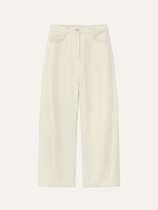 Kindersalmon Gaius Cotton Pants Chalk