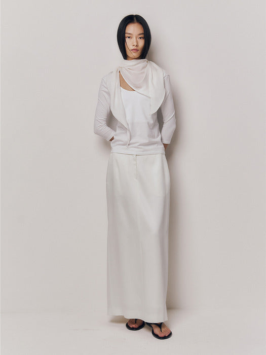 Kindersalmon Flavia Skirt Satin Bone