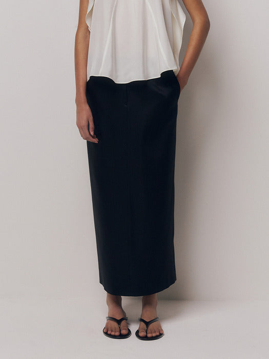 Kindersalmon Flavia Skirt Satin Black