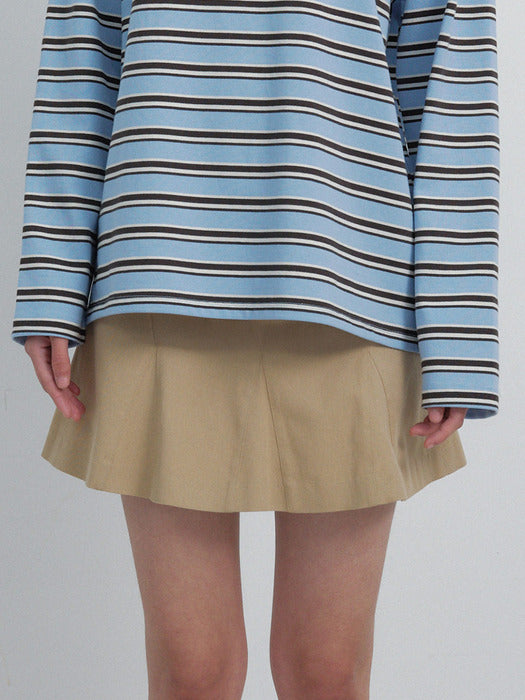 [raive] Belt Detail Mini Skirt VW6SS289_2color