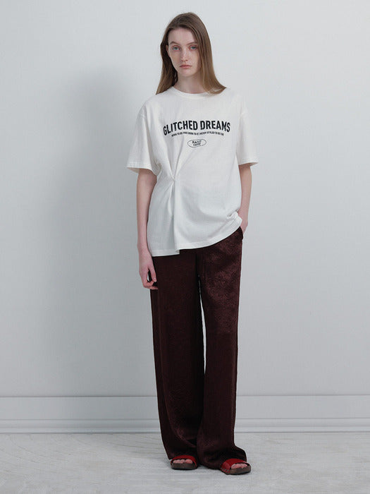 [raive] Jacquard Wide Pants in Brown Vw6Sl373-93
