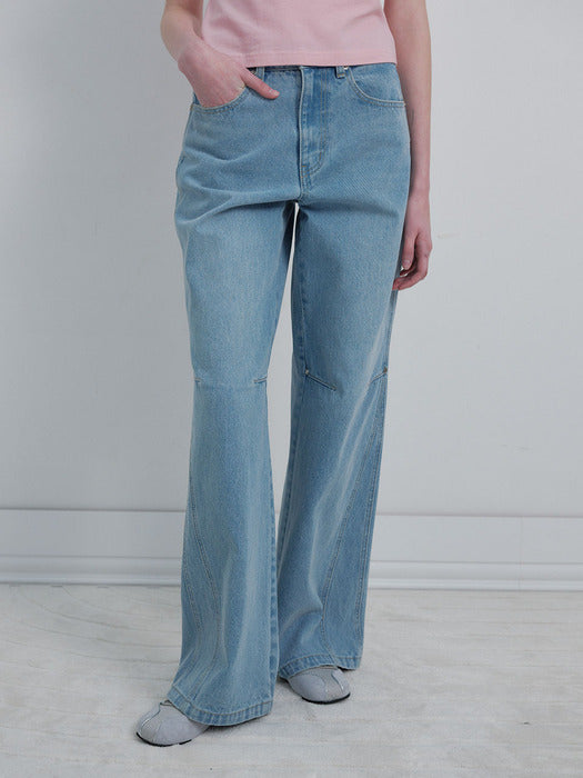 Raive Rivet Point Denim Pants