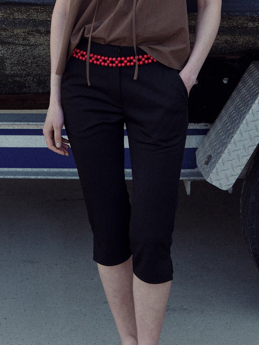 Raive Wrap-skirt Capri Pants