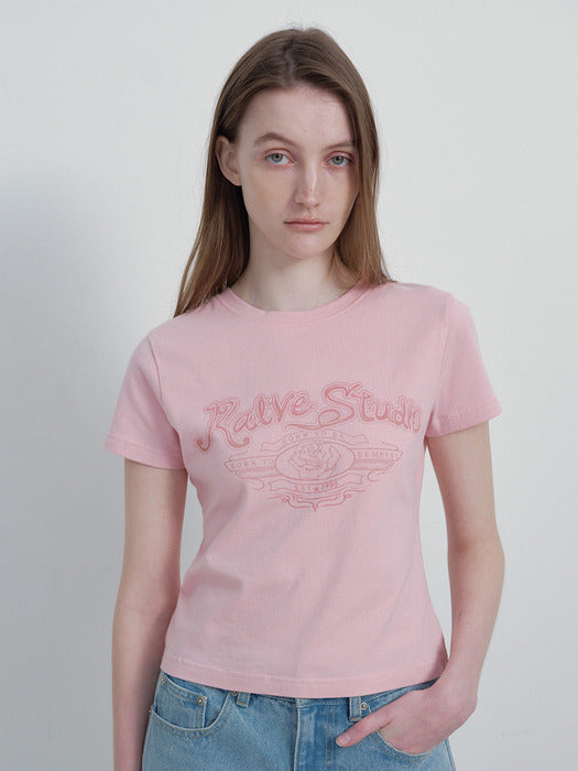 [raive] Vintage Frame Graphic T-shirts VW6SE343_2color