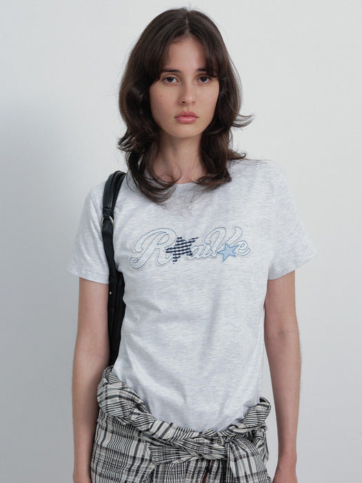 Raive Embroidered Applique T-shirts