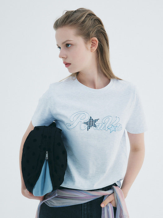 Raive Embroidered Applique T-shirts