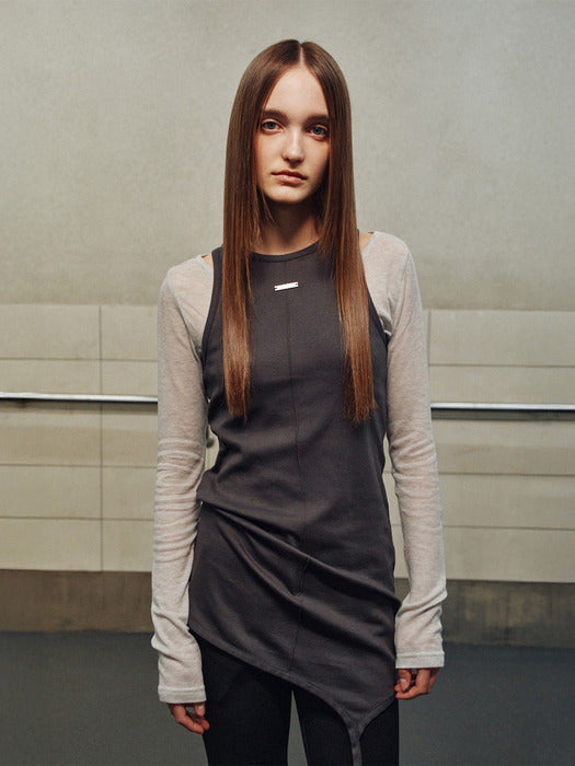 [raive] Layered Long-Sleeve & Sleeveless Set VW6SE340_3color