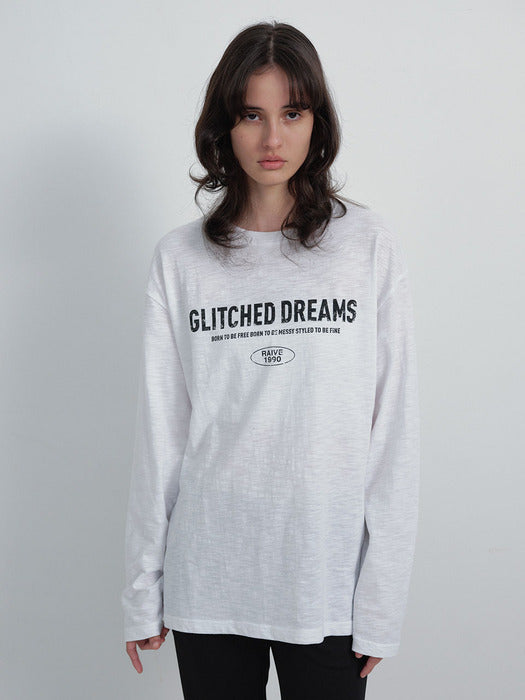Raive Glitched Dreams Long Sleeve T-shirts