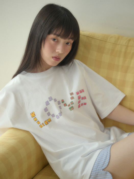 Ambler Crayon Love T-Shirts (White)