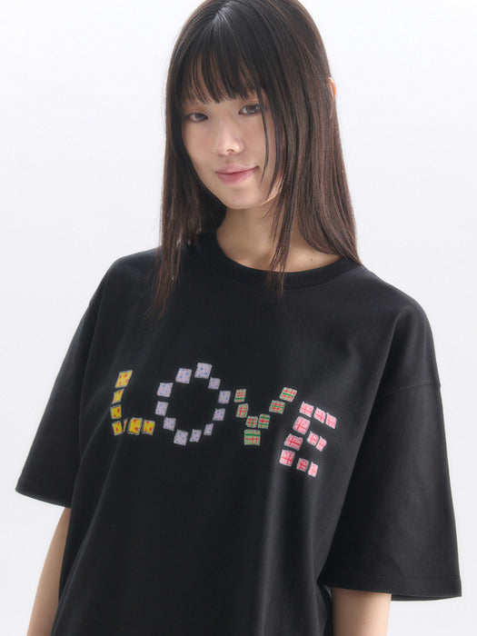 Ambler Crayon Love T-Shirts (Black)