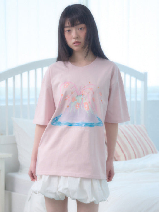 Ambler The Soft Volcano Tee T-Shirts (Pink)