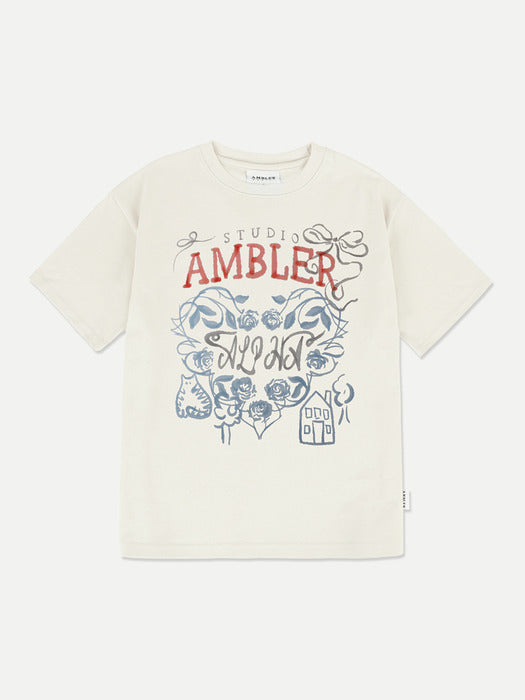 Ambler Roses T-Shirts (Ivory)
