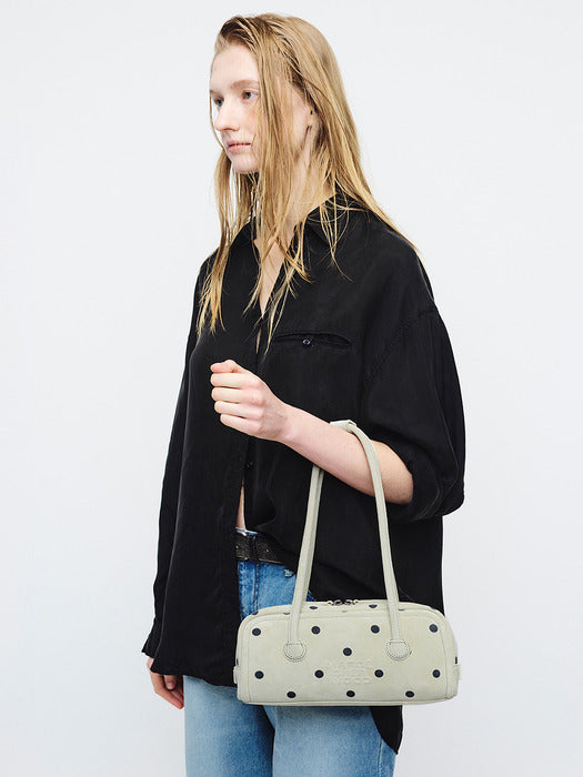 Margesherwood Soft Boston EW blond wood printed suede