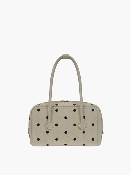 Margesherwood Soft Boston Small blond wood printed suede