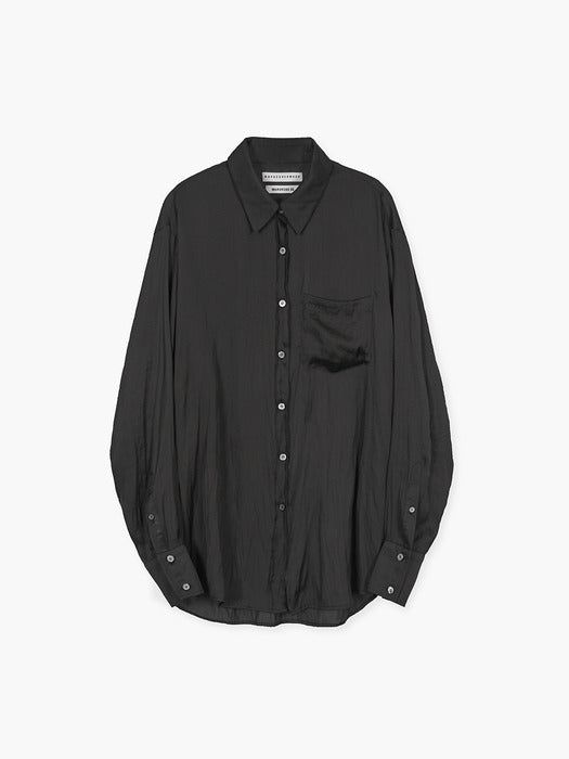Margesherwood Silky Shirt black