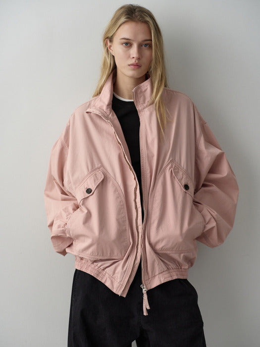Facade Pattern Washed Cotton Blue pink