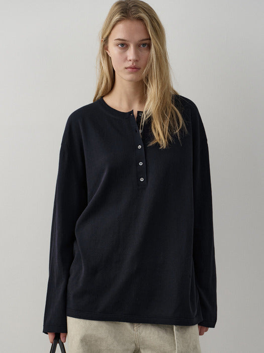 Facade Pattern Knitwear - navy