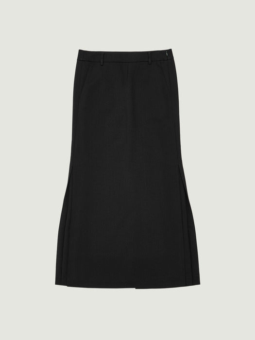 [grove] 26Ps Lynn Long Skirt (Black)