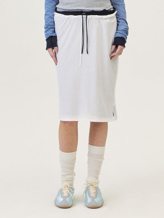Grove 26Ps Soma Skirt (White)