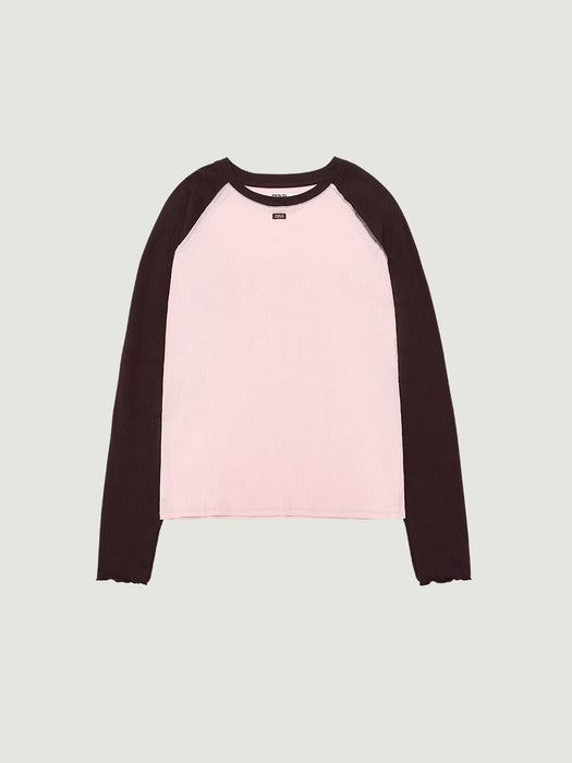 [grove] 26Ps Soma Raglan L/S T-Shirt (Pink)