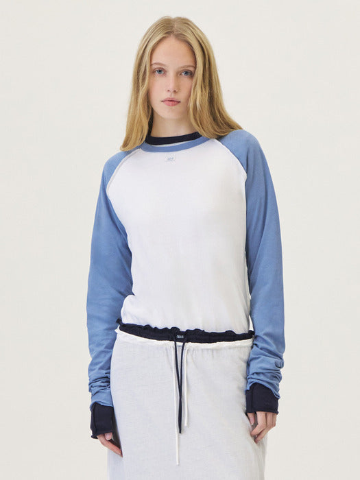Grove 26Ps Soma Raglan L/S T-Shirt (White)
