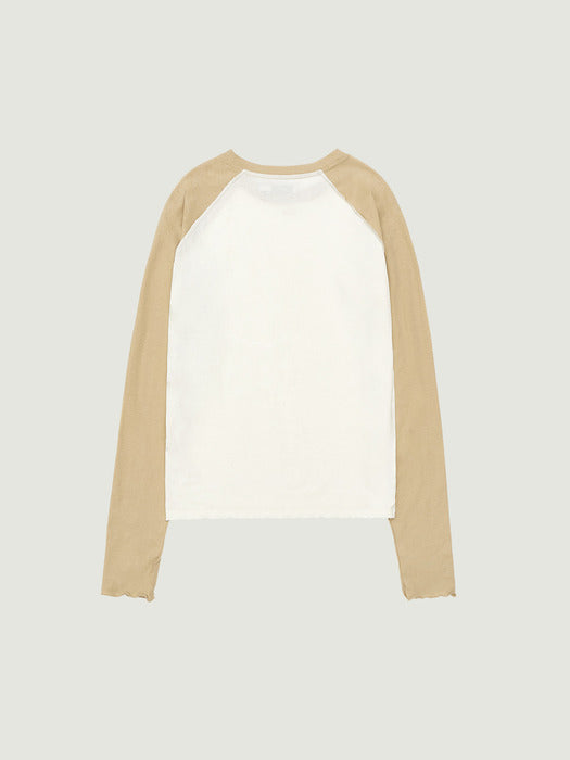 Grove 26Ps Soma Raglan L/S T-Shirt (Ivory)