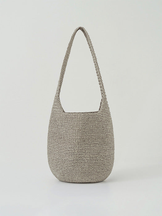 Moia handmade knit bag (beige)