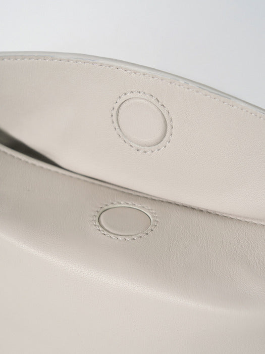 [moia] mini lune hobo bag (ecru)