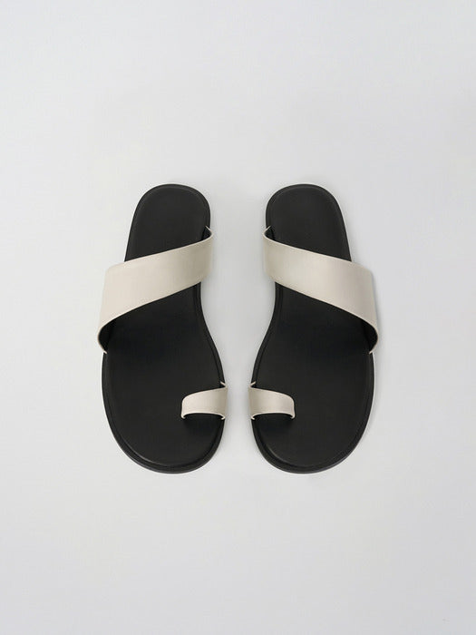 Moia tilt flip-flops (ecru)