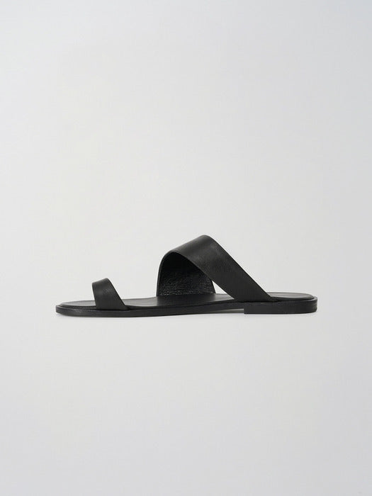 Moia tilt flip-flops (black)