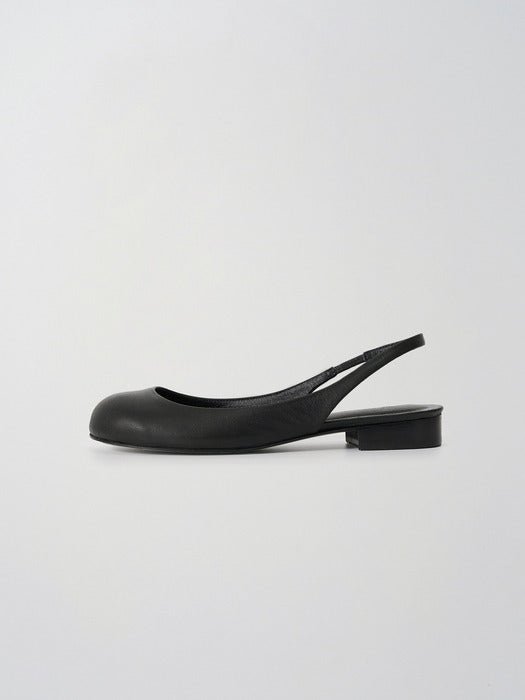 Moia pebble sling-back (black)