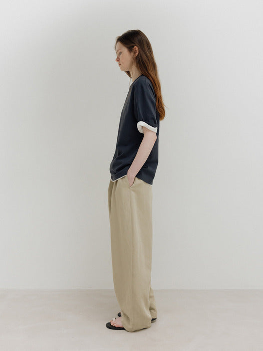 Moia organic cotton t-shirt (dusty navy)