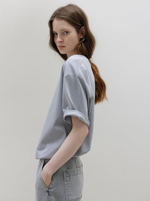 Moia organic cotton t-shirt (pale blue)