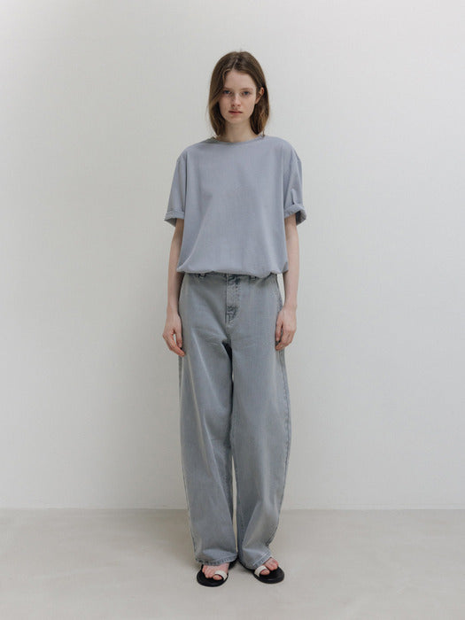 Moia organic cotton t-shirt (pale blue)