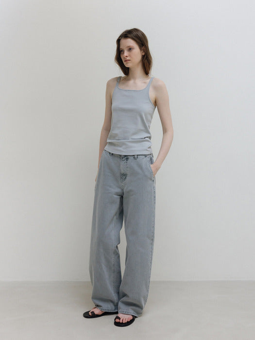 Moia plain sleeveless (pale blue)
