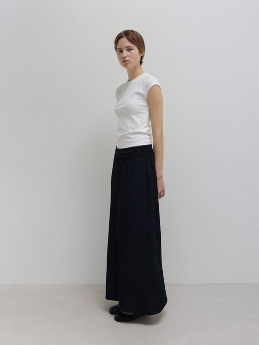 Moia ribbed t-shirt (white)