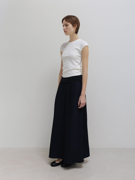 Moia ribbed t-shirt (white)