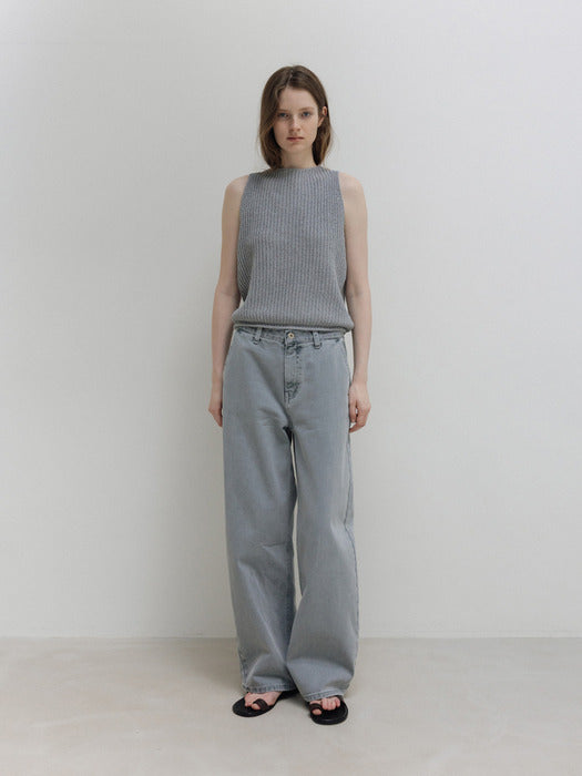 Moia barrel dyed denim (pale blue)
