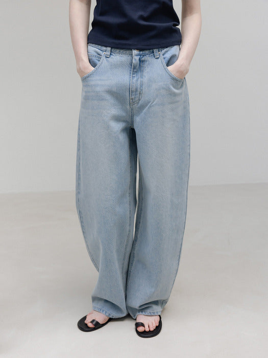 Moia washed denim (light indigo)
