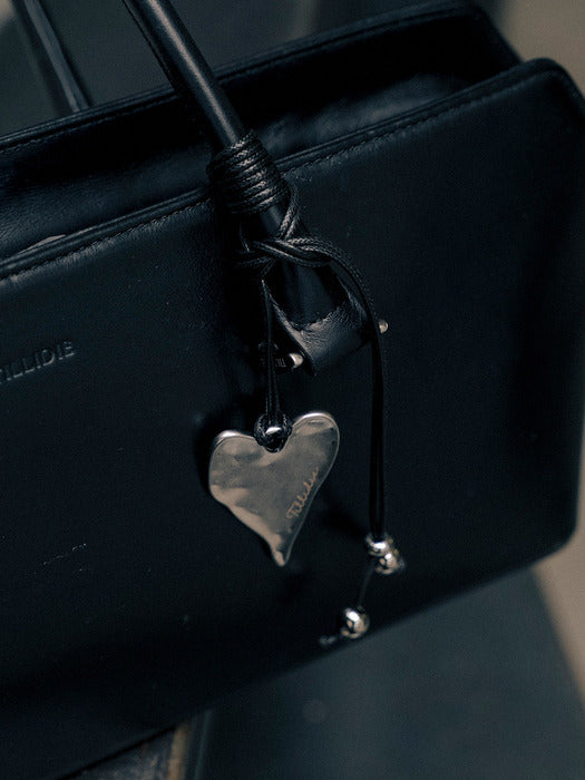 Tillidie Silver heart drop necklace Silver