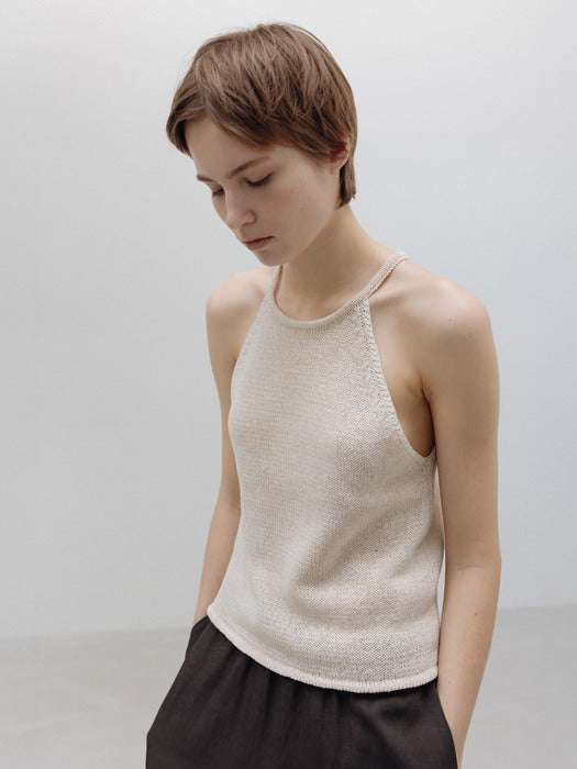 Moia halter knit (ivory)