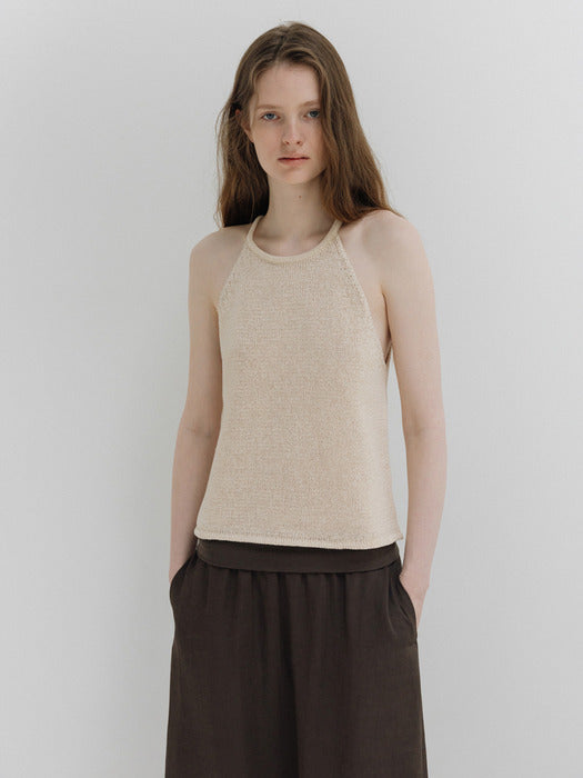 Moia halter knit (ivory)