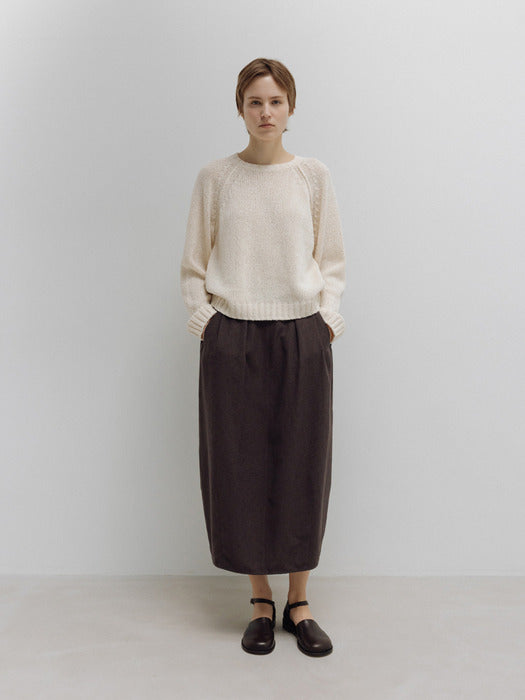 Moia paper round knit (ivory)