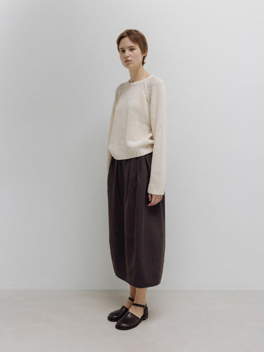 Moia paper round knit (ivory)