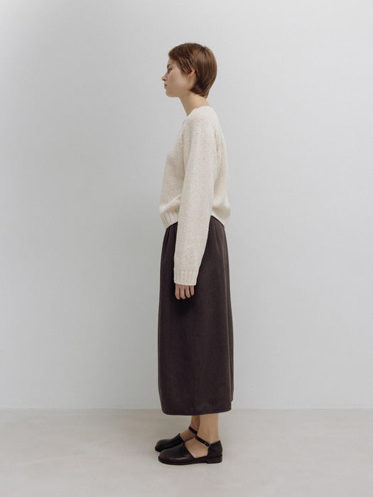 Moia paper round knit (ivory)