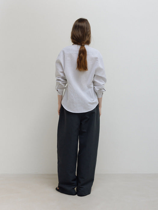 Moia slim shirt (misty check)