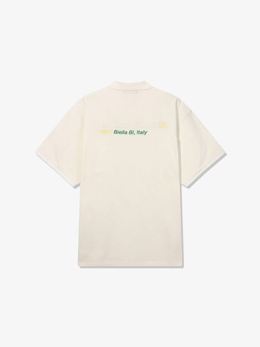 Fila Oversized Pique Short-Sleeve T-Shirt 100