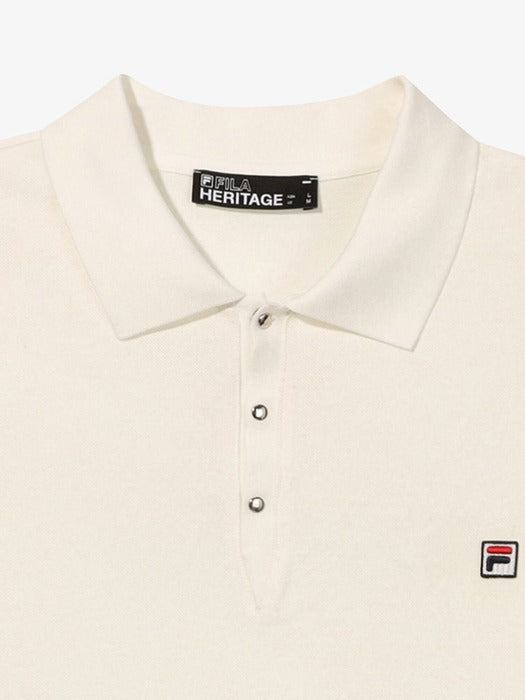 Fila Oversized Pique Short-Sleeve T-Shirt 100